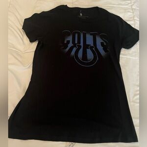 Junk Food Clothing Black T-Shirt Women’s Medium Colts